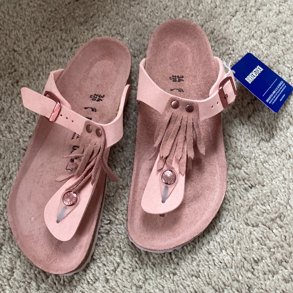 Birkinstock Fringes Rose Kids - Picture 2 of 4